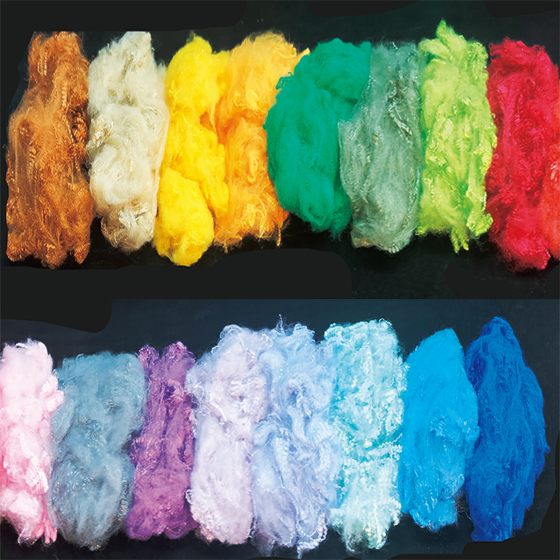 COLORED POLYESTER FIBER